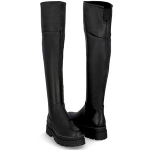 New (with box) Marc Fisher “Philly” Over the Knee Leather Boot in Black size 8.5